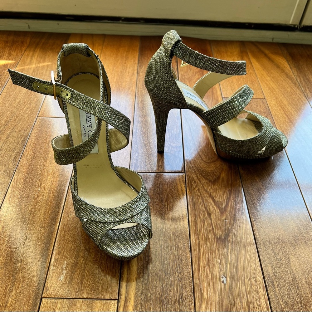 Jimmy Choo Kuki Wedding Pump Shoes 39 - Picture 14 of 15